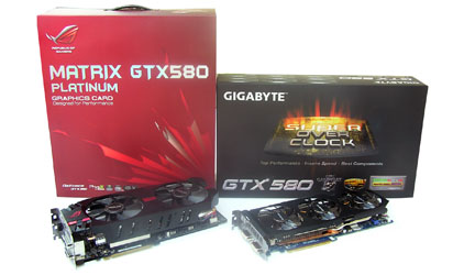 Kipróbáltuk: GIGABYTE GTX 580 SOC vs ASUS GTX 580 Matrix Platinum