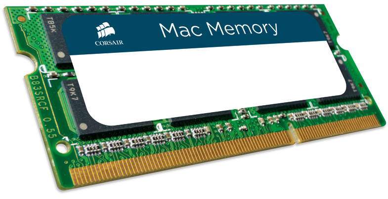 A Corsair  8 és16 gigabájtos DDR3 memóriabővítő csomagja az Apple gépek számára