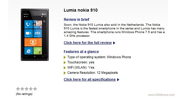 Érkezik a Nokia Lumia 910?