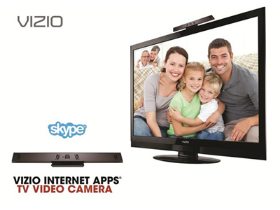 Skype videótelefonálás HDTV-n a Vizio-val