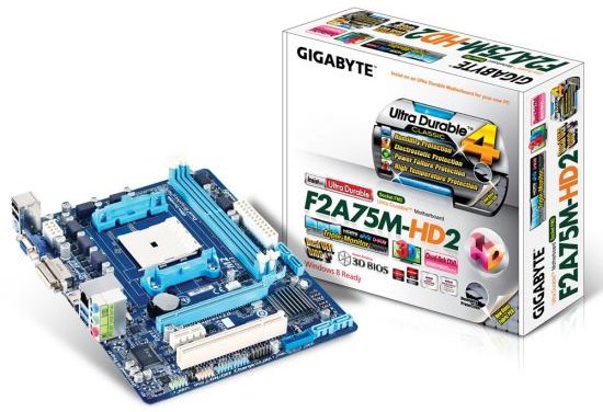 Gigabyte GA-F2A75M-HD2 Micro-ATX alaplap