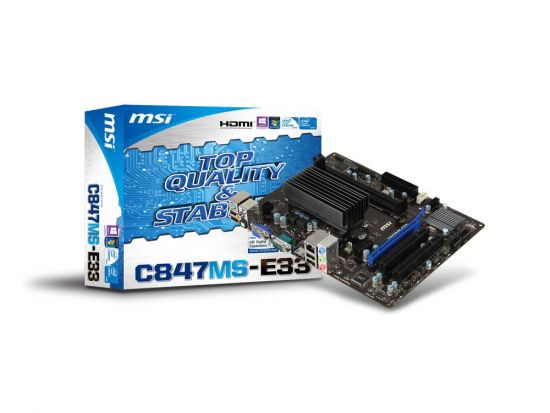 C847MS-E33 – Micro-ATX alaplap az MSI-tól