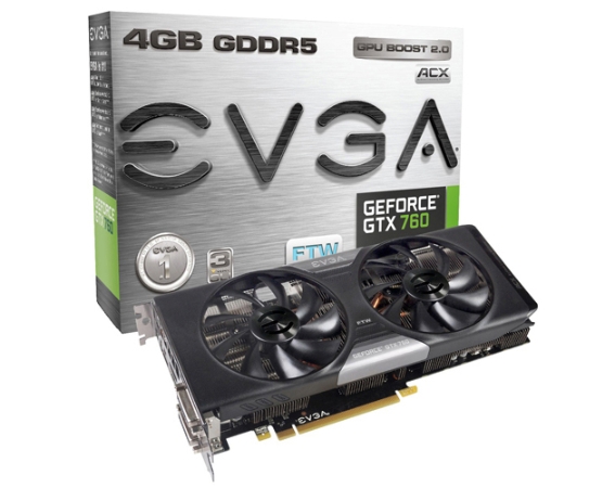 Új GeForce GTX 760 kártya az EVGA-tól