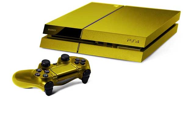 Aranyból készül a PlayStation 4….