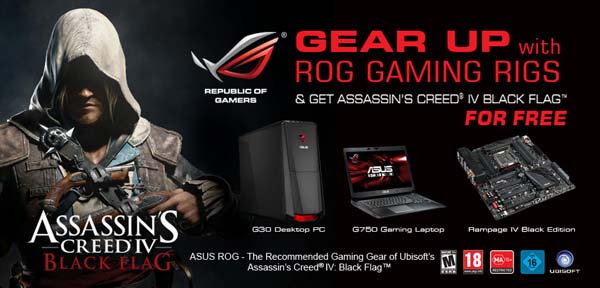 Assassin’s Creed IV jár a ROG termékekhez