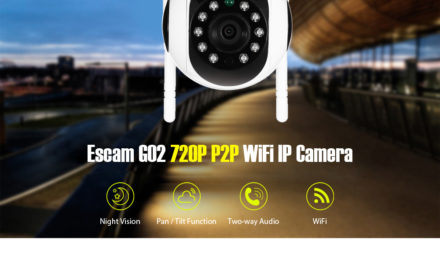 Escam G02 WiFi IP kamera – biztonság olcsón