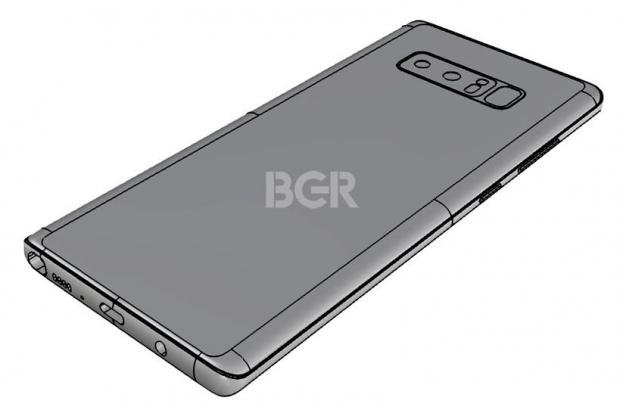 Kiszivárgott a Samsung Galaxy Note 8 dizájnja