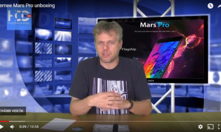 Elkészült a Vernee Mars Pro kicsomagolós videó