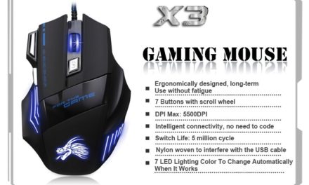 X3 optikai „gamer” egér – nem bírod levenni róla a szemed!