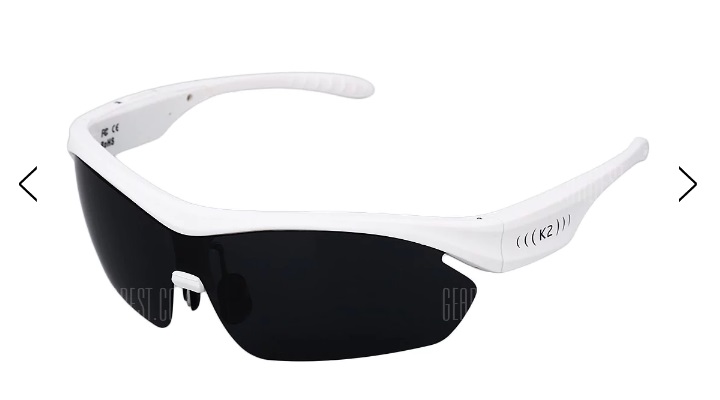K2 okos napszemüveg hangvezérléssel és Bluetooth-kapcsolattal