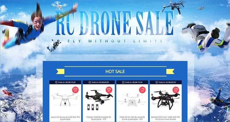 Drónok és robotok – itt az első augusztusi leárazás (kuponok)