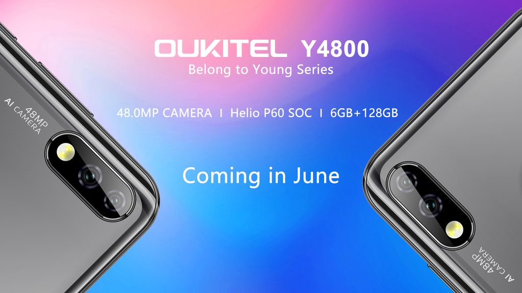 OUKITEL Y4800 – 48 megapixeles kamerával és Helio P60-nal érkezik!