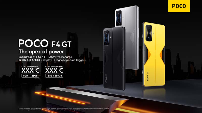 The POCO F4 GT has started The POCO F4 GT has started