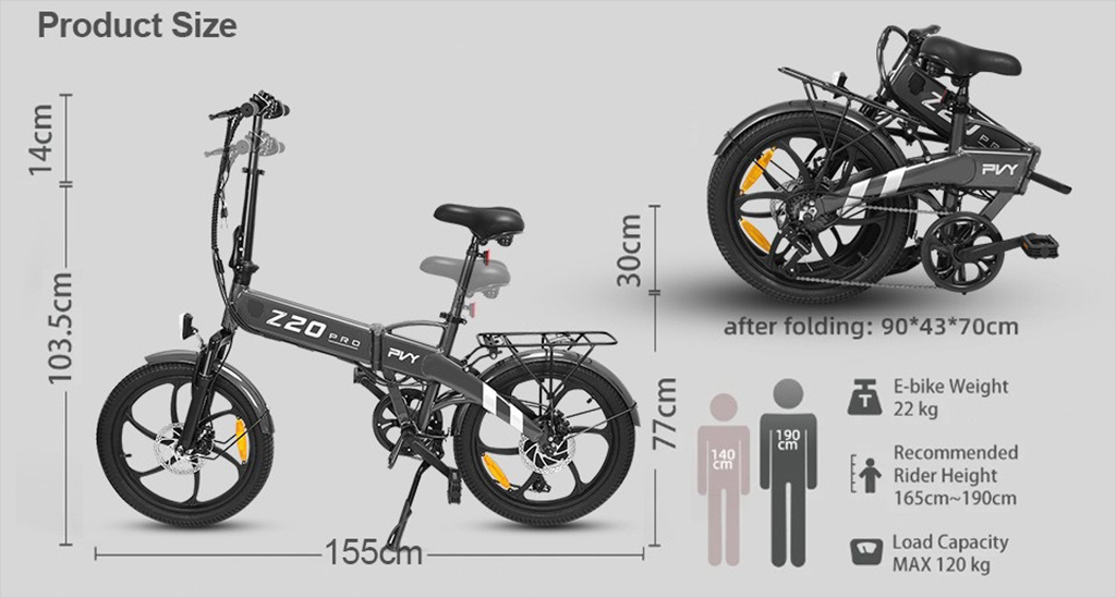 PVY Z20 PRO kerékpár teszt: Tapasztald meg 500 watt erejét! 10
