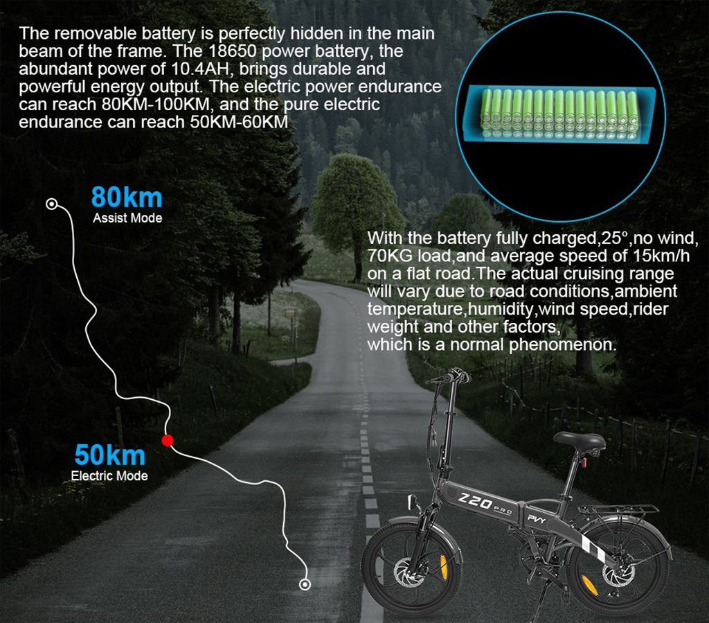 PVY Z20 PRO kerékpár teszt: Tapasztald meg 500 watt erejét! 11