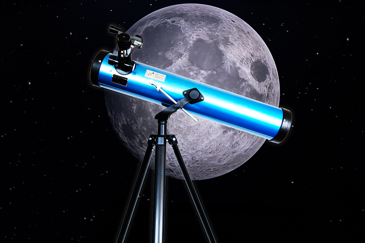Για αρχάριους αστρονόμους για τα Χριστούγεννα - κατοπτρικό τηλεσκόπιο AOMEKIE 76/700