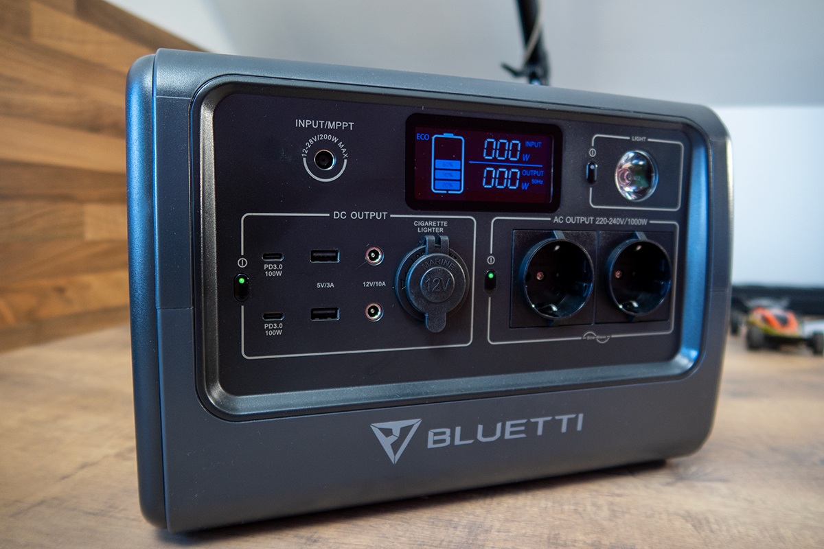 Bluetti EB70 Kraftwerk – einfach, aber viel lauter