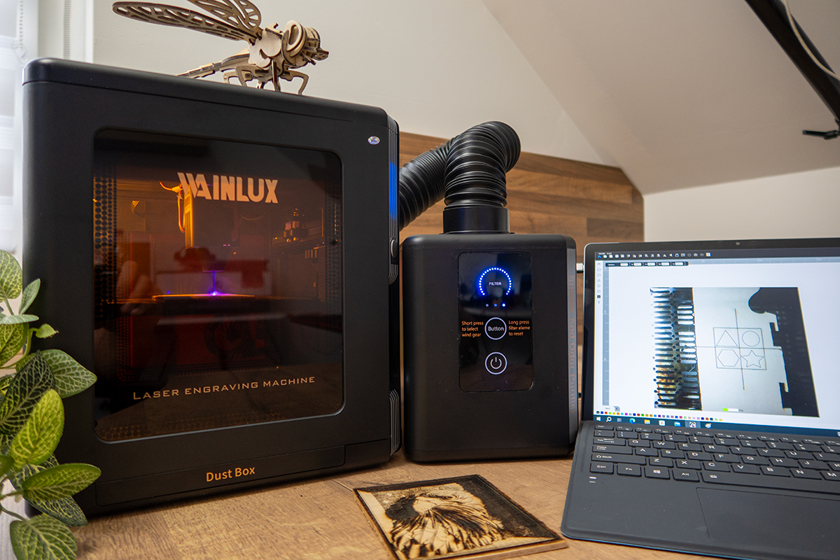 Laser engraver from the future - Wainlux K8 test